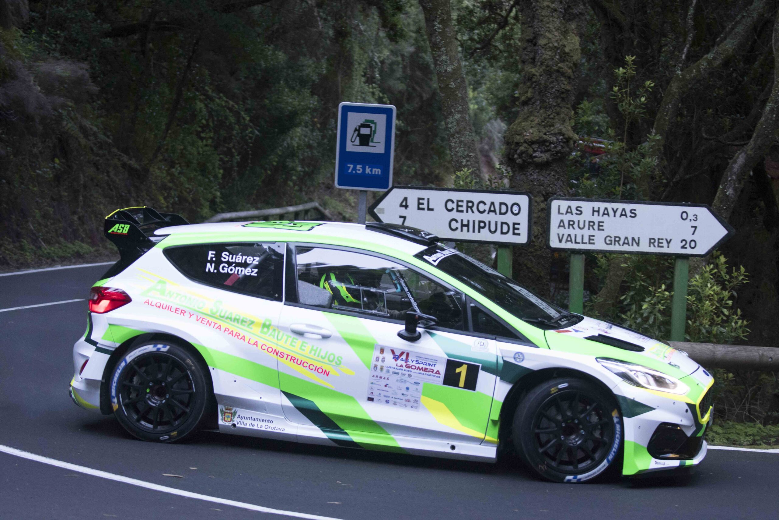Fran Suárez Y Néstor Gómez, Campeones De Canarias De Rallysprint Tras Su Triunfo En La Gomera