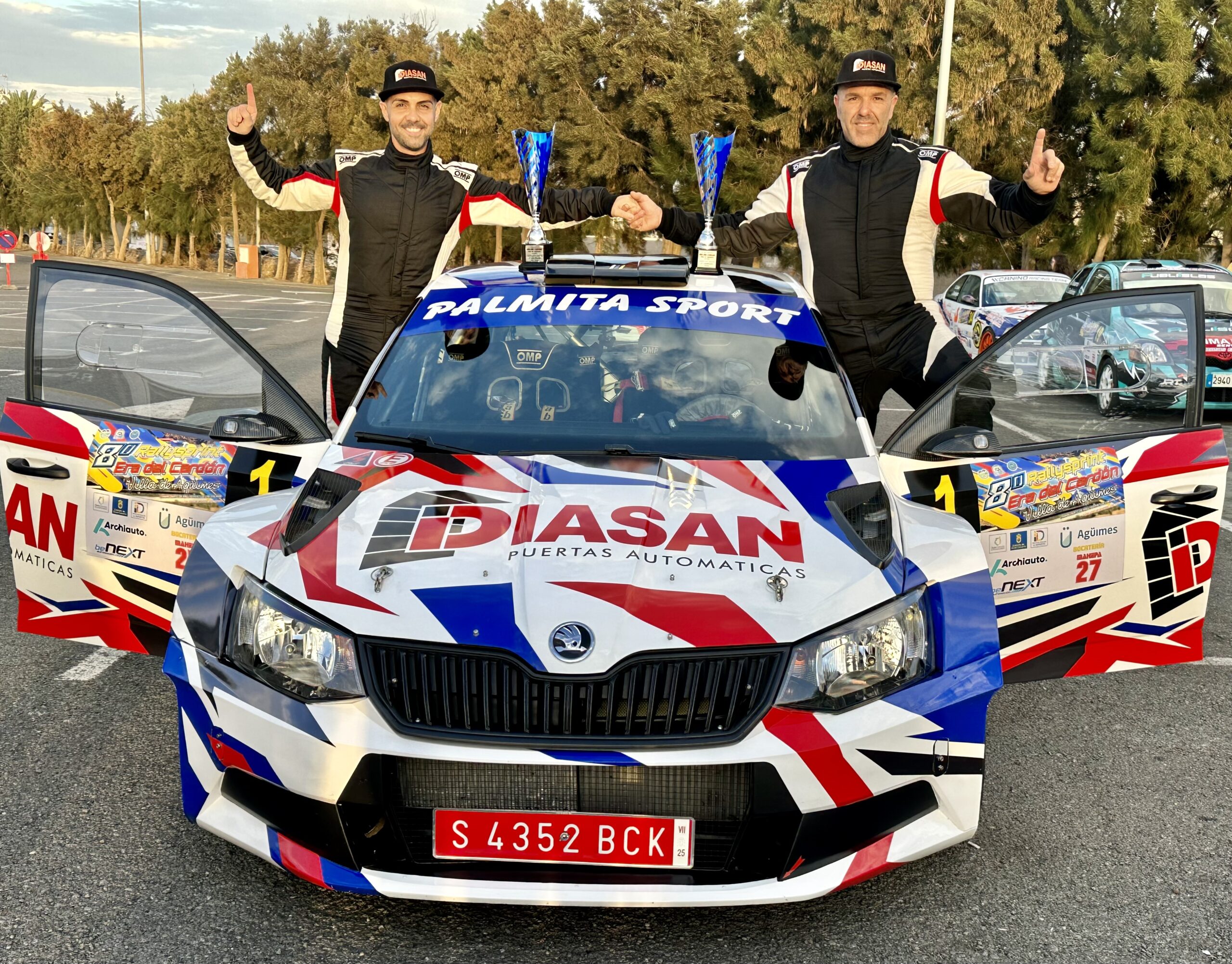 El Equipo Falcón-Páez Recibirá El Título Regional De RallySprint En La Gala De Campeones