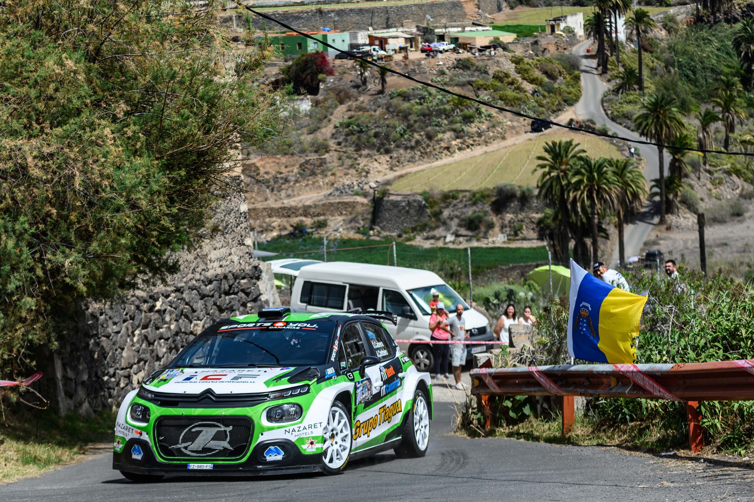 Oscar Cabrera Y Aitor Cambeiro, Primeros Líderes Del Campeonato De Canarias De Rallysprint